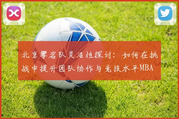 北京攀岩队灵活性探讨：如何在挑战中提升团队协作与竞技水平MBA